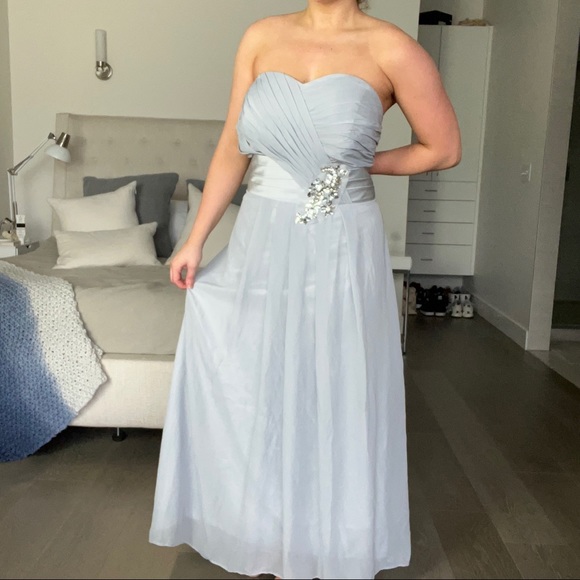 B Darlin Dresses & Skirts - Grey and Silver Formal Dress